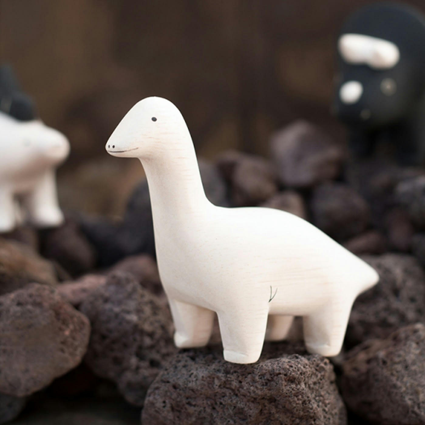 DINOSAURE - Figurine en bois brachiosaure