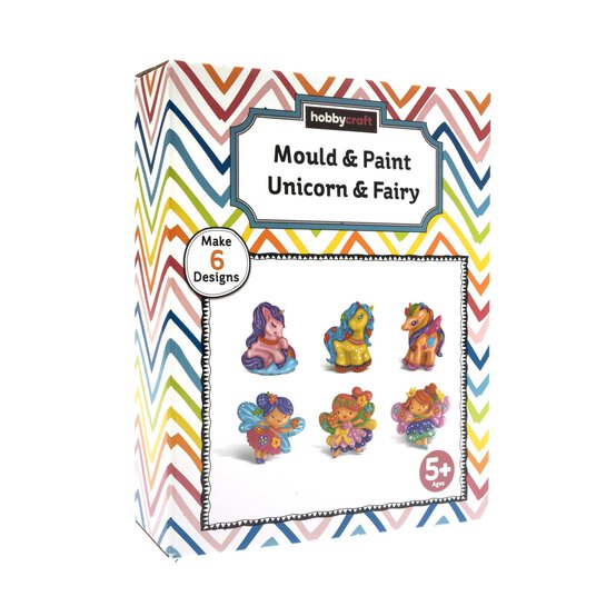 Unicorn and Fairy Mould and Paint Kit