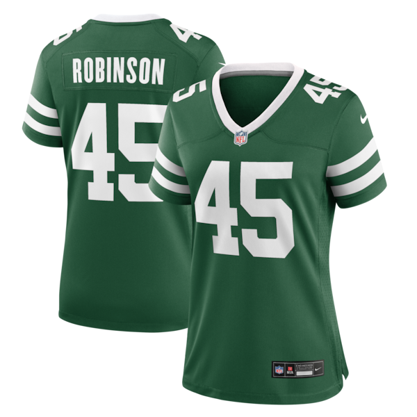 Mark Robinson New York Jets Nike Women's Team Game Jersey - Legacy Green