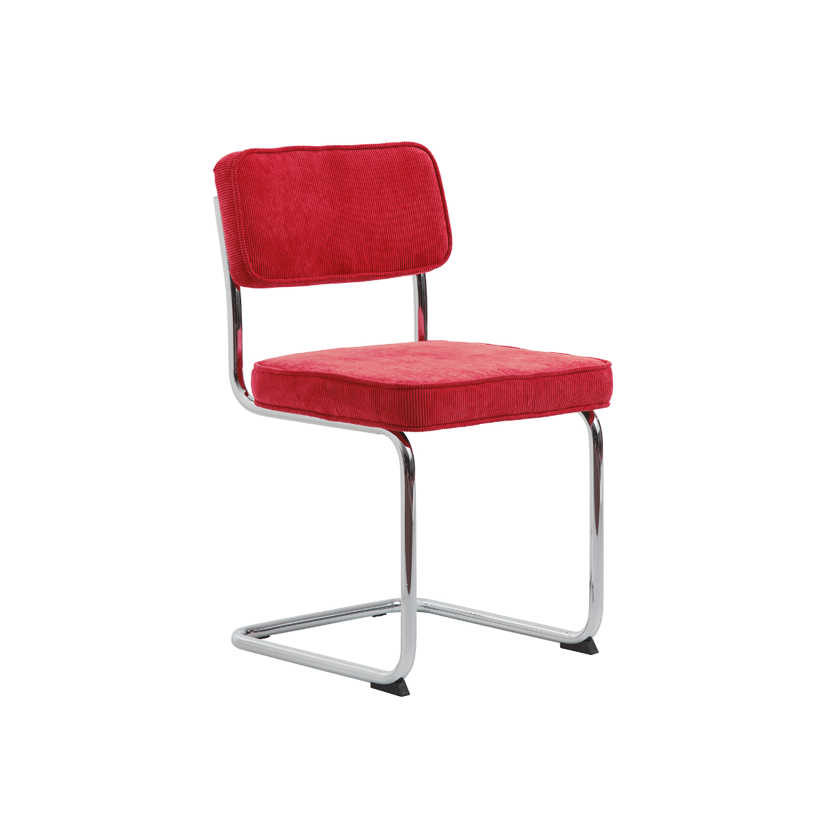 Rebellenclub Eetkamerstoel Luxor - Set van 4 - Rood RibstofÊ