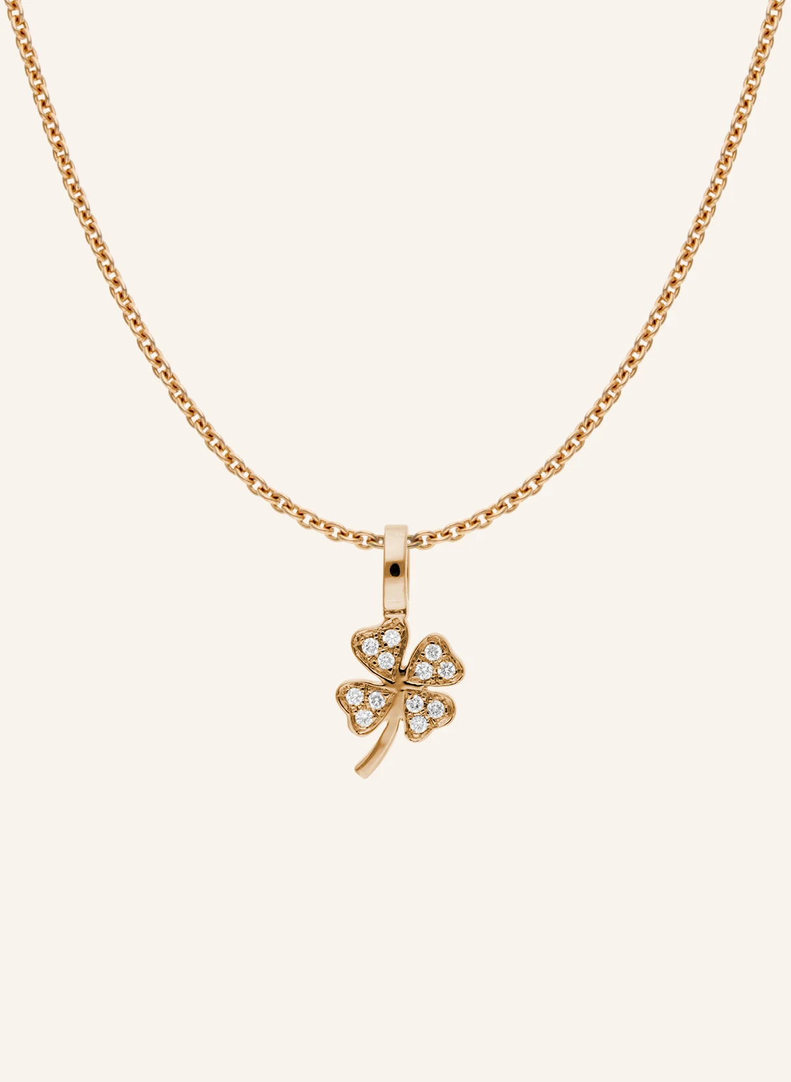 CADA Kette TINY LUCKY CLOVER