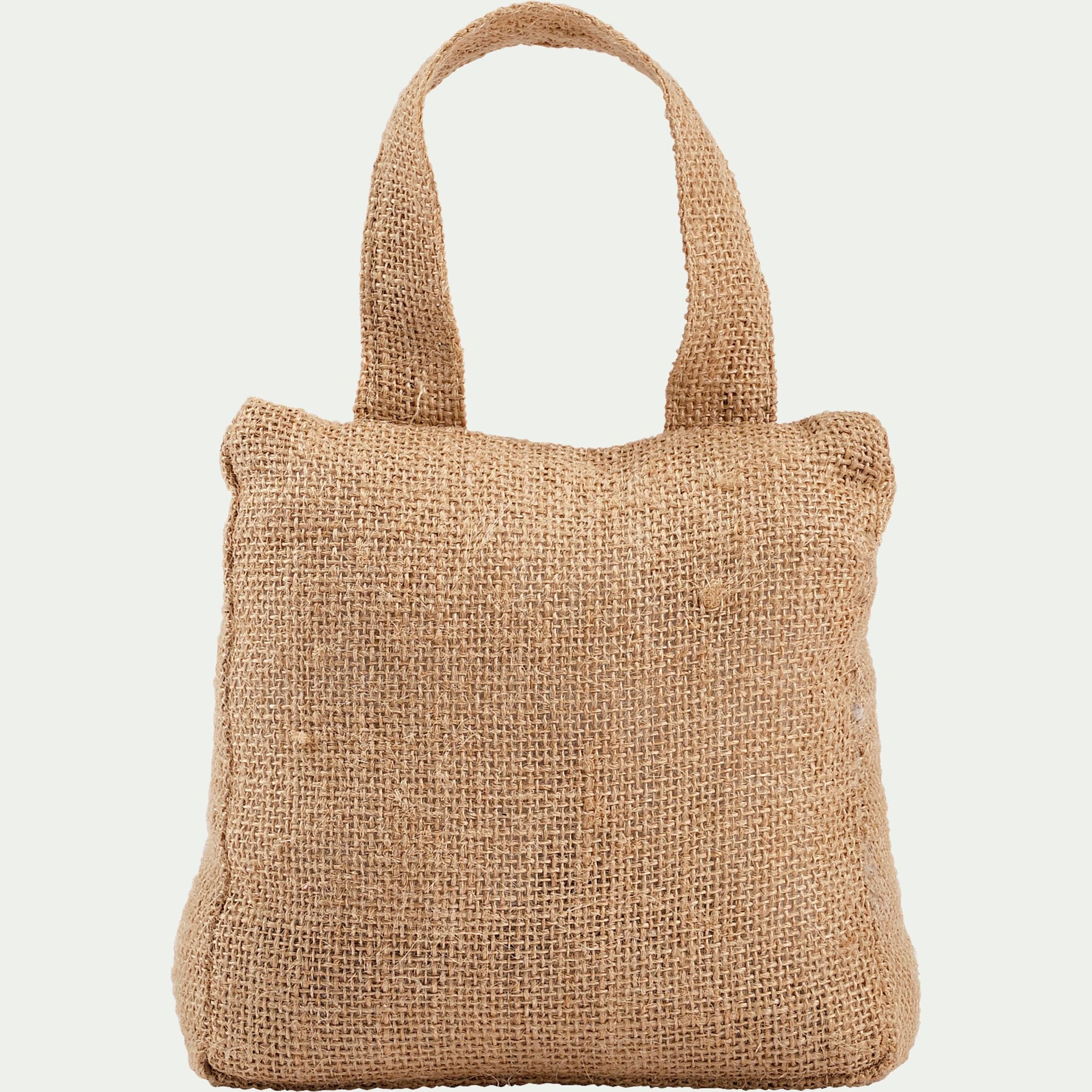 KOLAN - Cale-porte en sable et chanvre - naturel H18cm