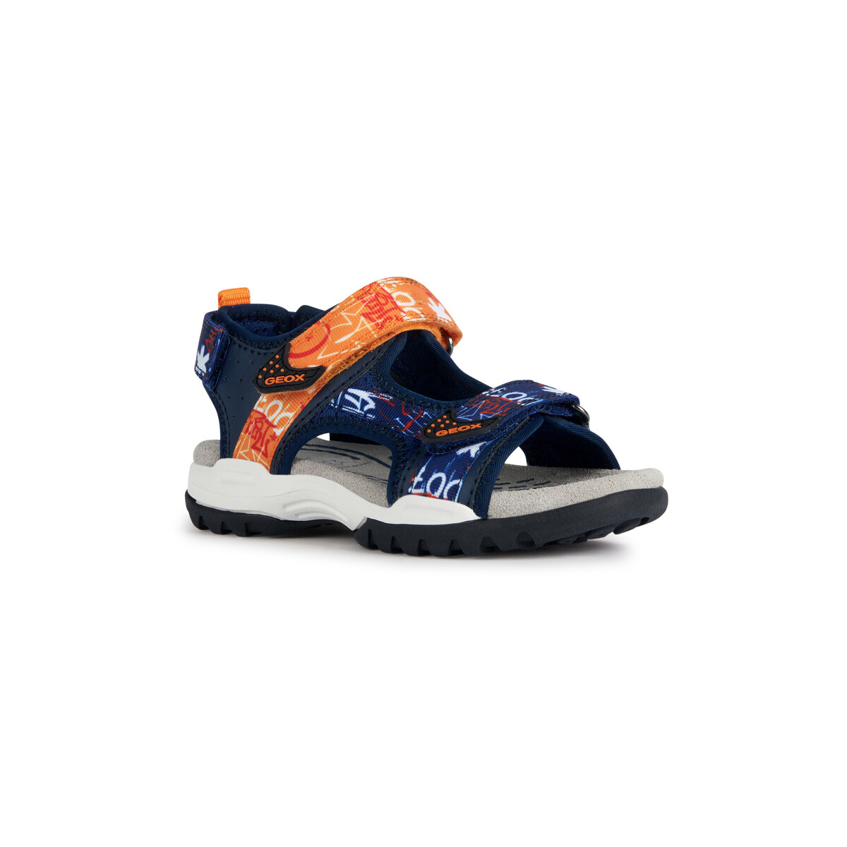 Geox - J BOREALIS BOY - Navy / Orange