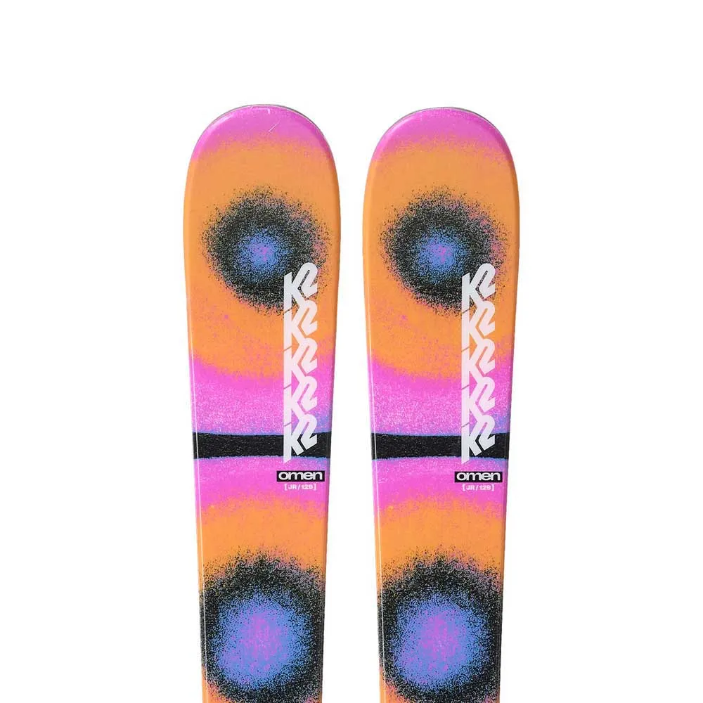 K2 Omen jr Fdt 4.5 junior alpine skis pack