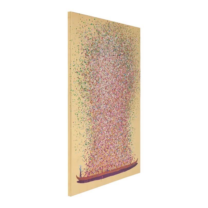 Leinwandbild Flowerboat