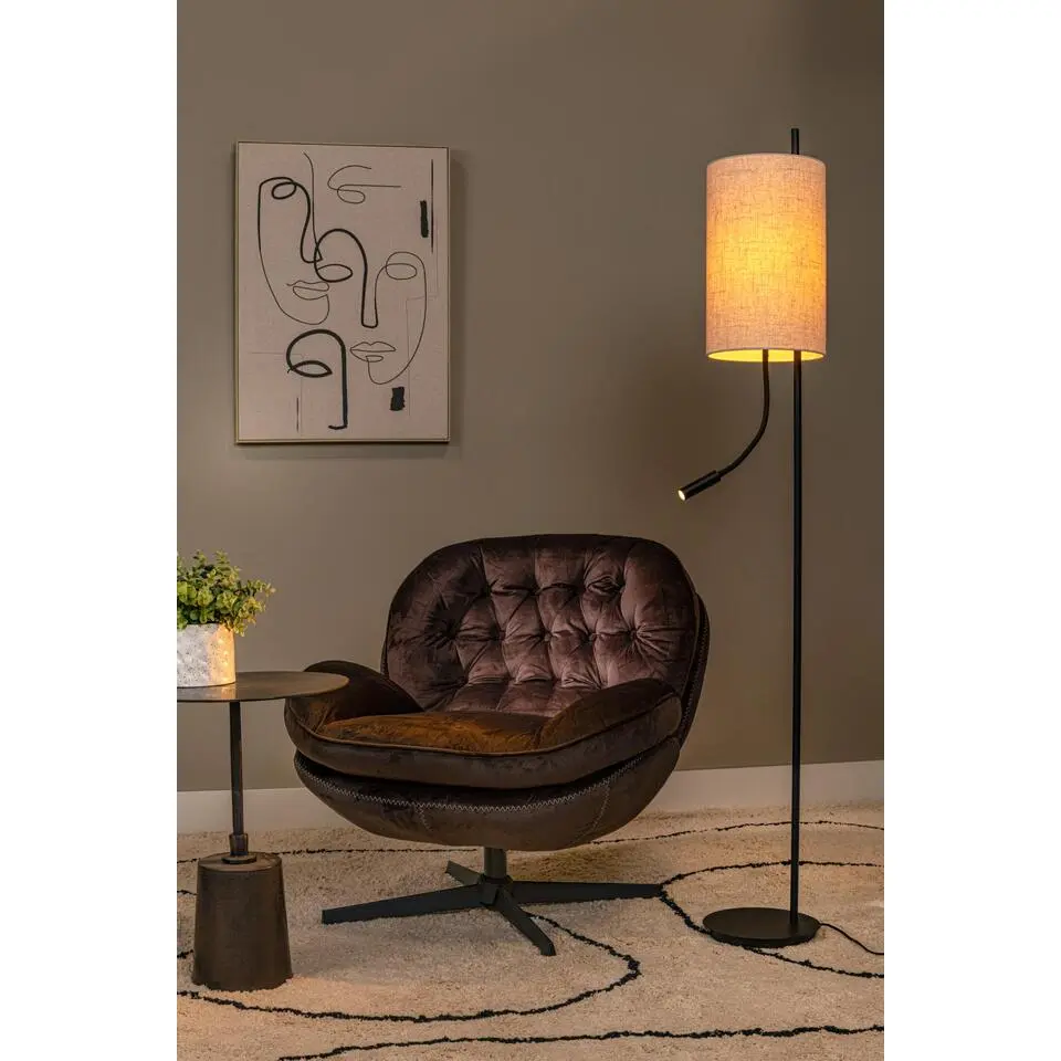 Lucide MAGIC Vloerlamp - Zwart