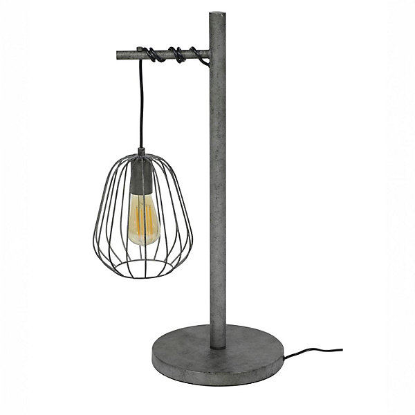 Lampe industrielle à poser métal vieilli H66 cm TRIBECA