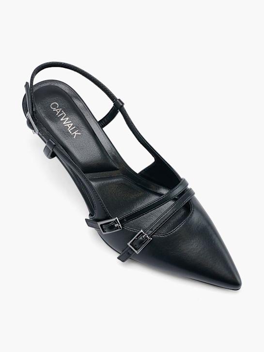 Slingback heel