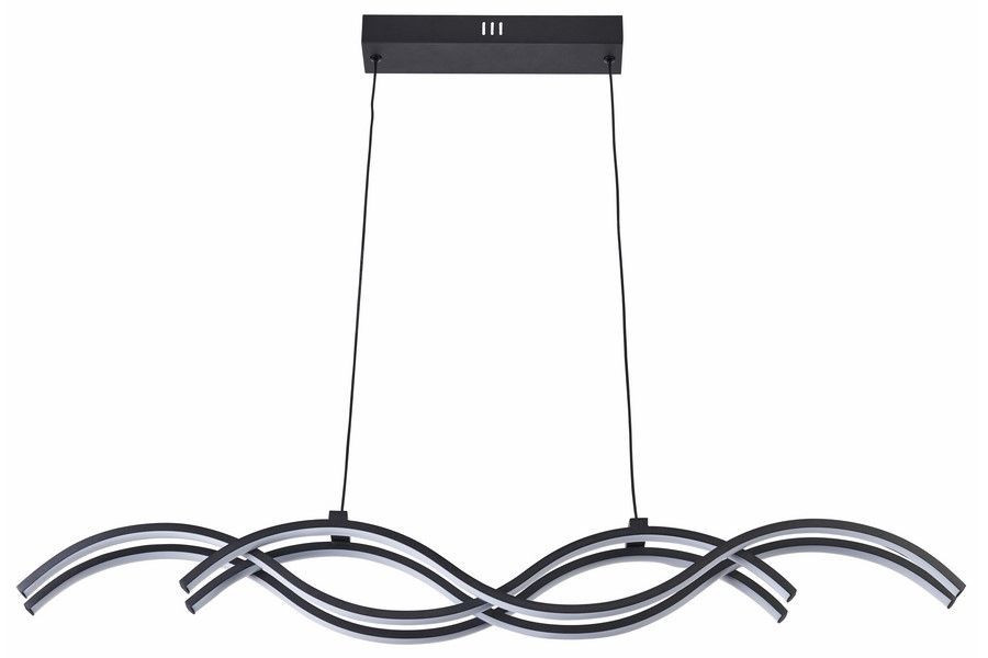 Lampa wisząca Aruba czarna LED 1x40W Odcienie bieli 3200lm Reality