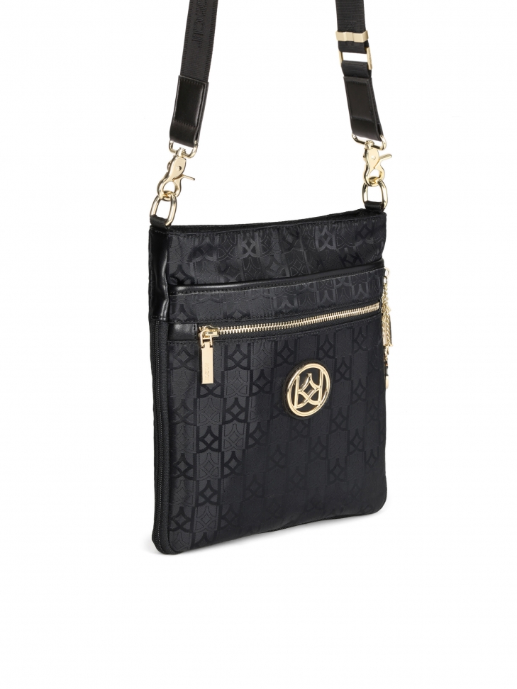 Ladies' black messenger bag