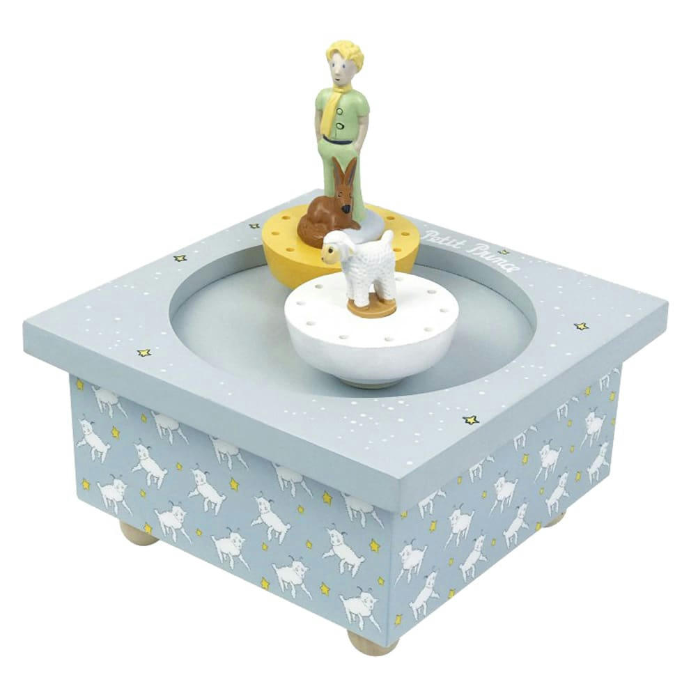 - Boîte à musique magnétique Le Petit Prince bleu ciel