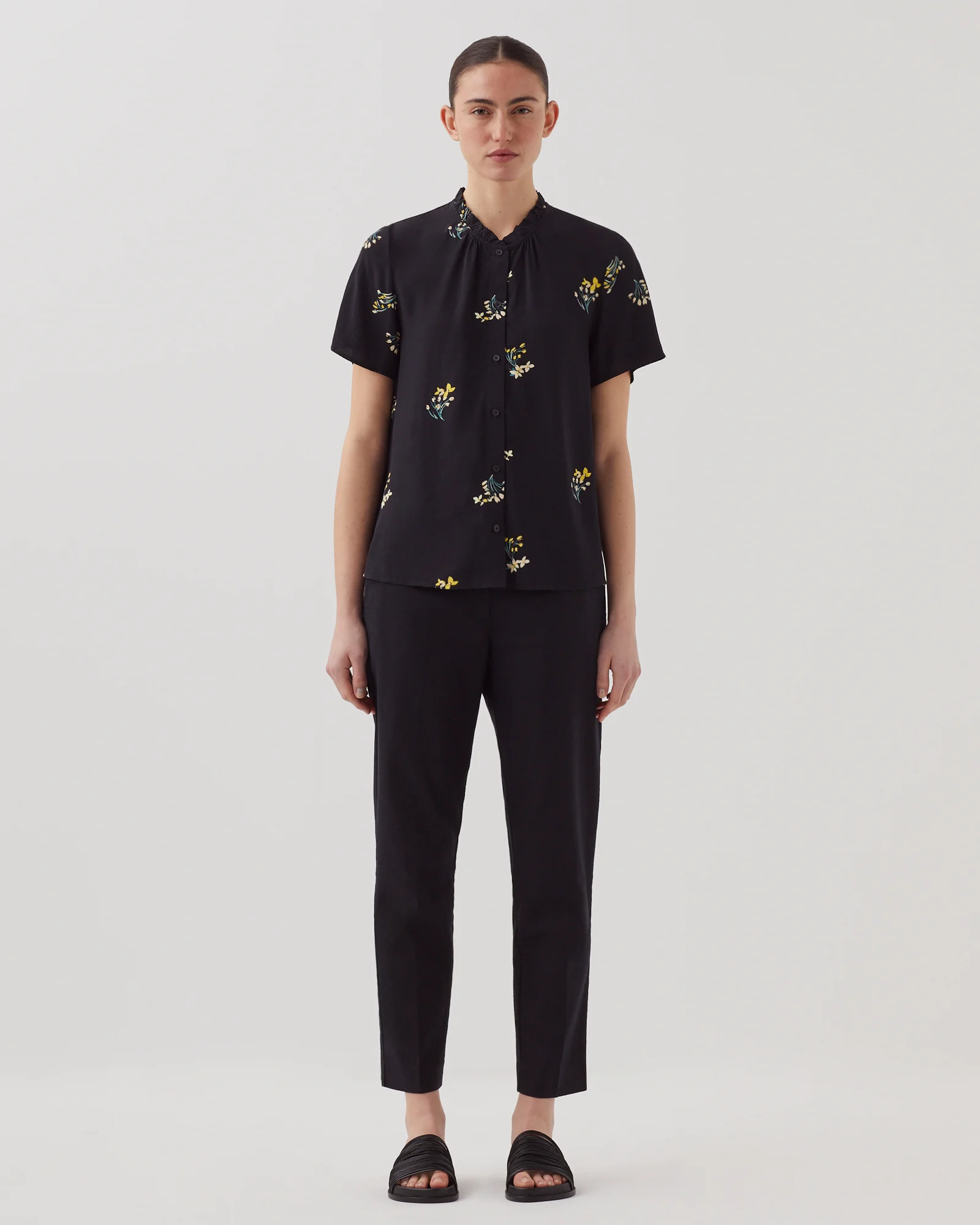 Chemise fluide à manches courtes