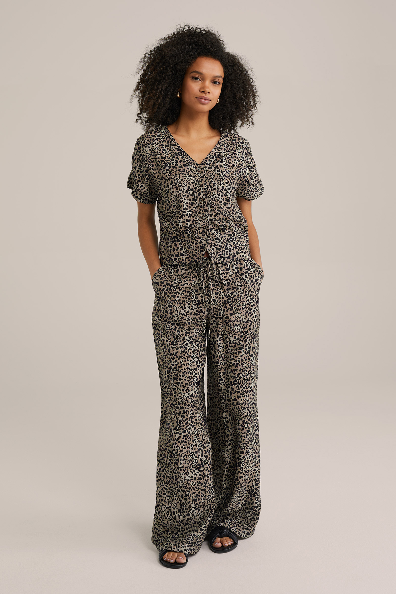 Dames Wide leg broek