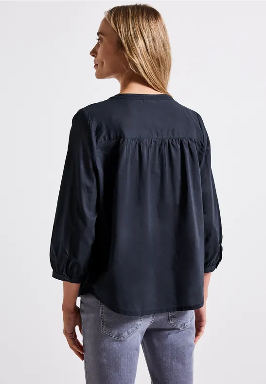 Baumwollbluse mit Details