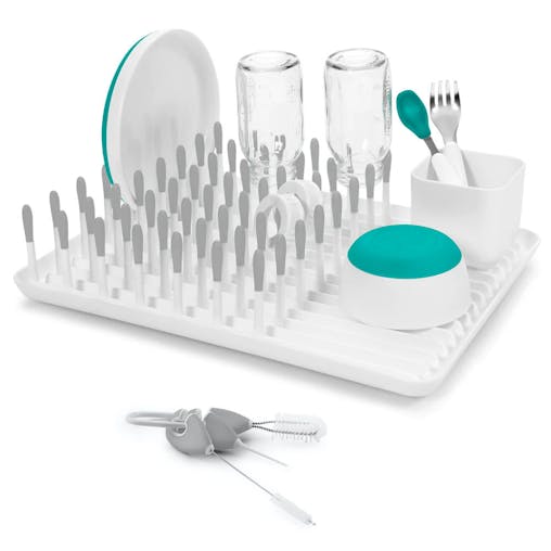 OXO Tot Bottle & Cup Cleaning Set Grey Bottles Feeding Cups