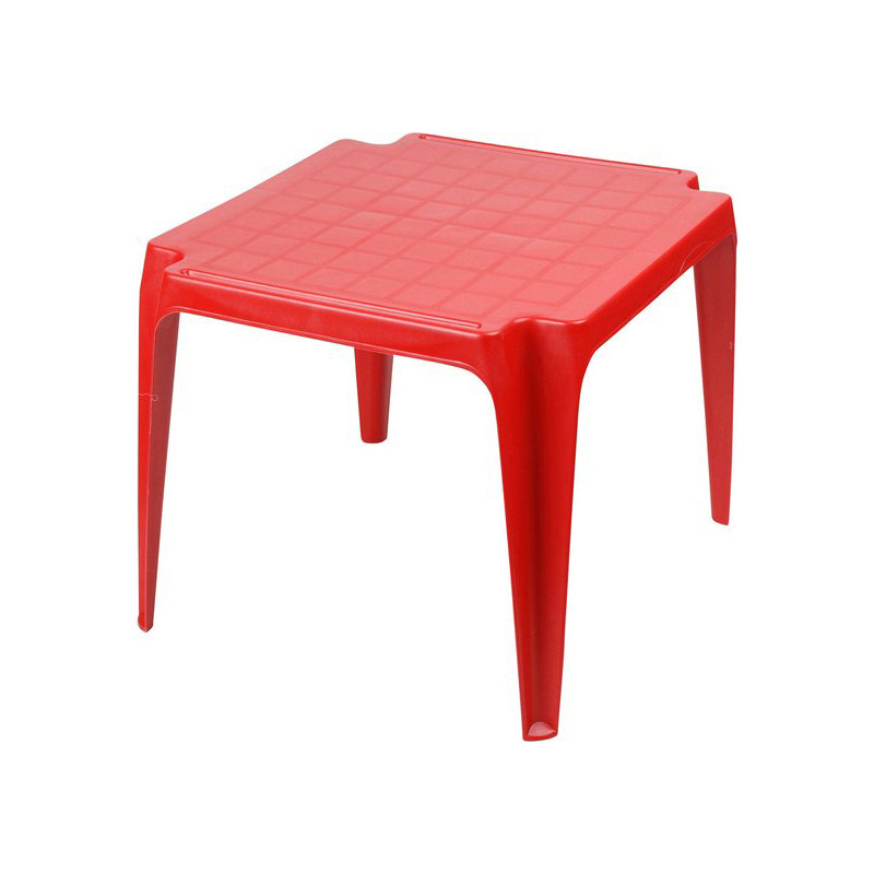 Table de jardin pour enfant rouge