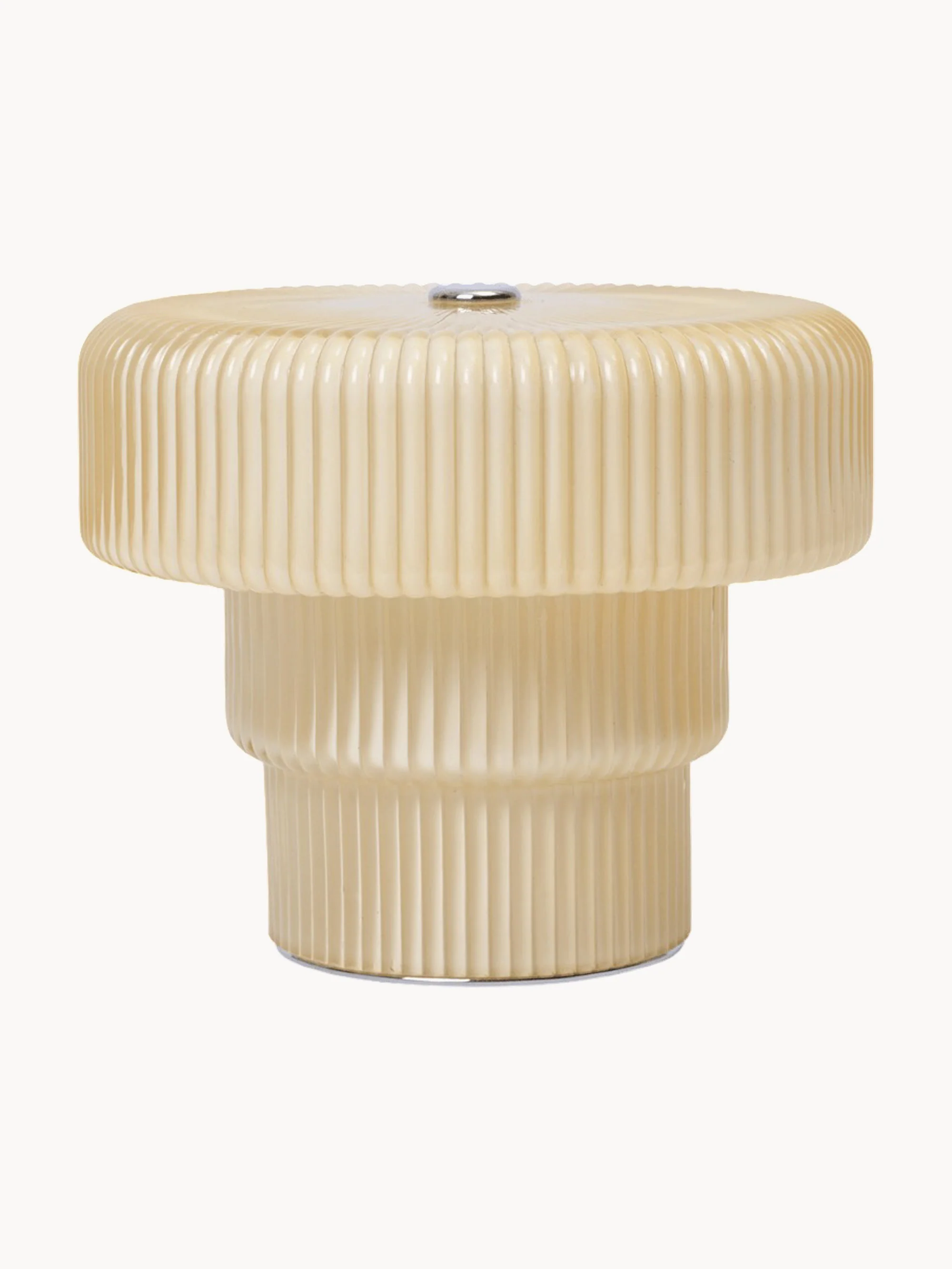 Mundgeblasene tragbare LED-Tischlampe Ripple, dimmbar