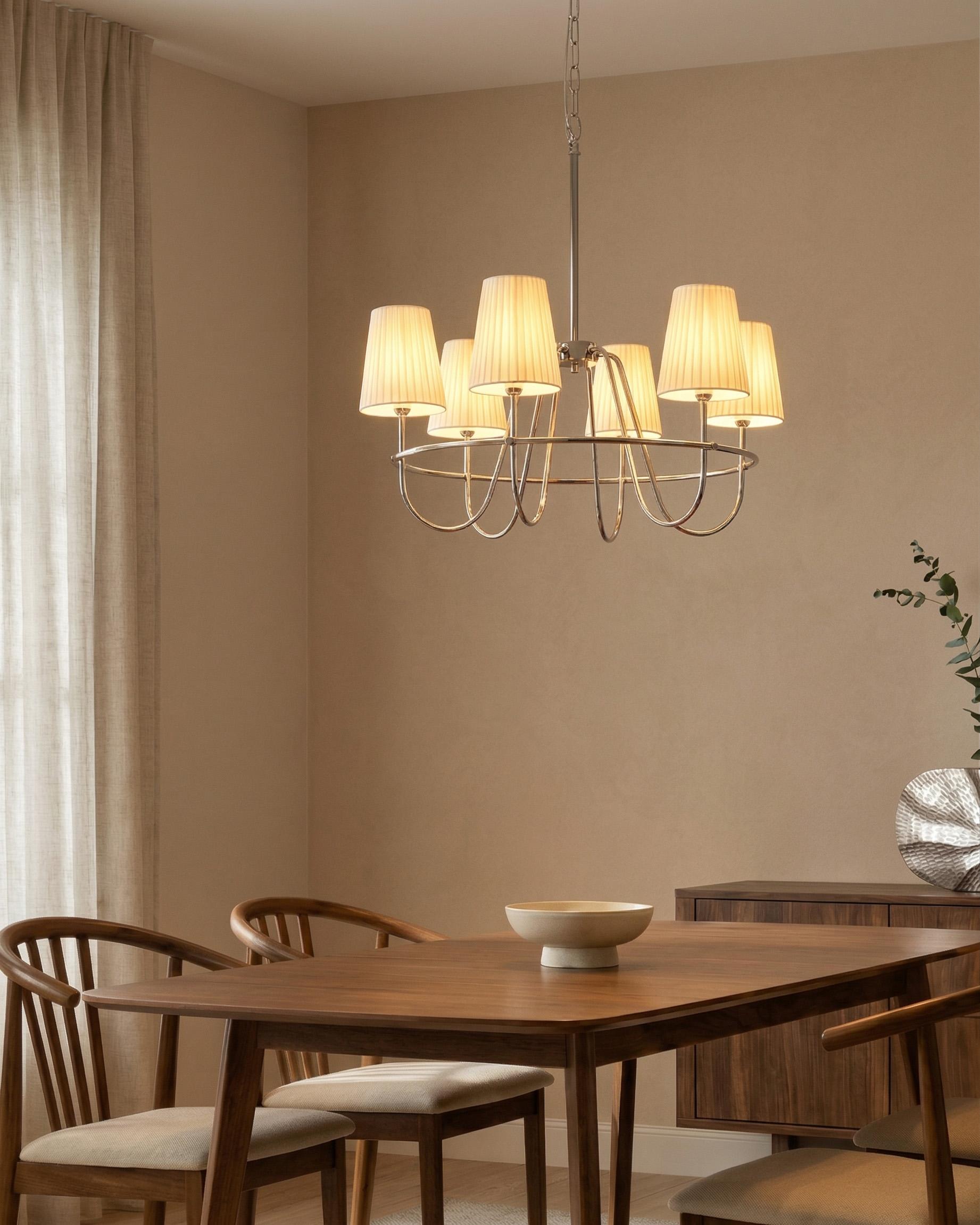 Chandelier YAMETHIN Metal Silver