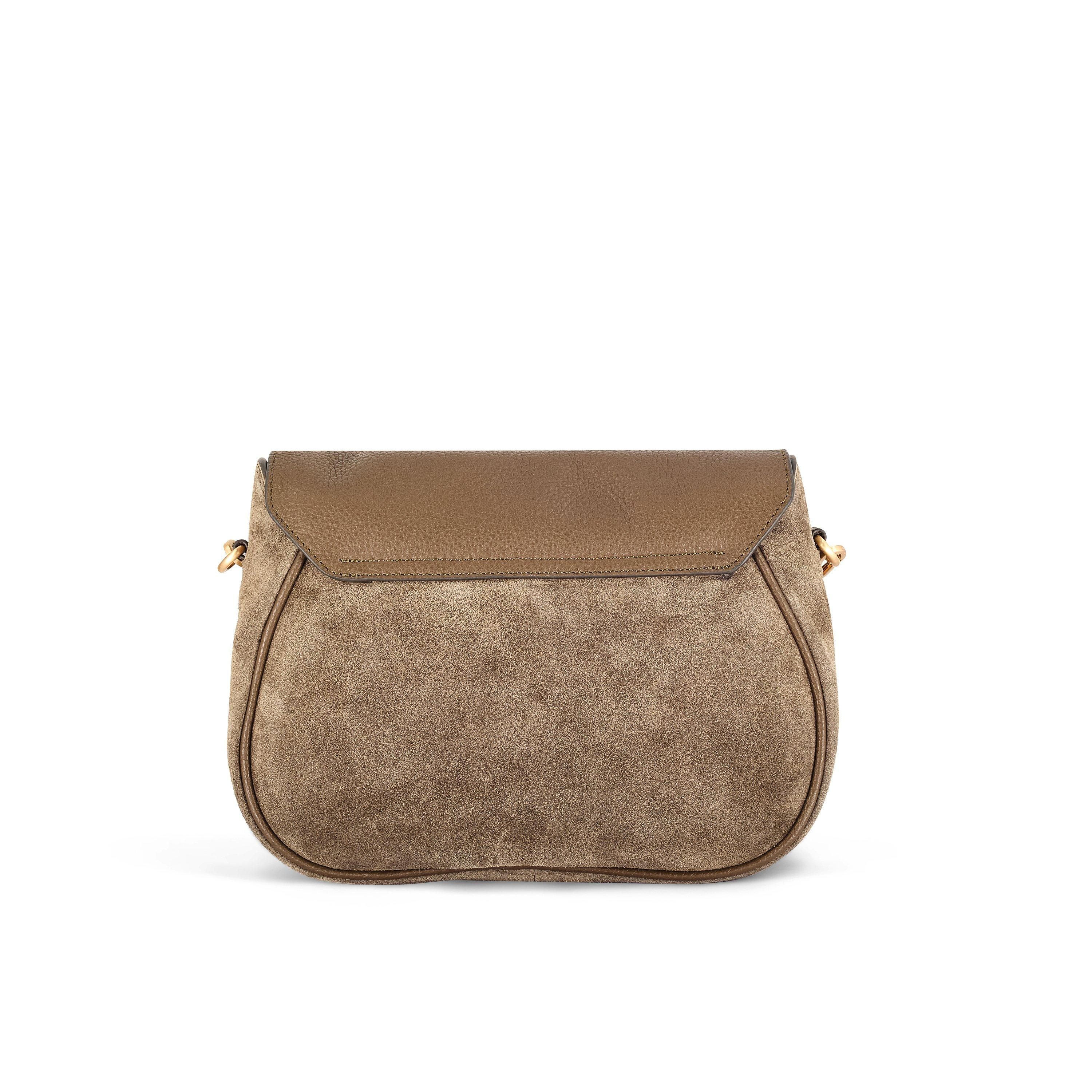 Clarks Utility Saddle Olive Suede Shoulder Bag,Cross Body Bag
