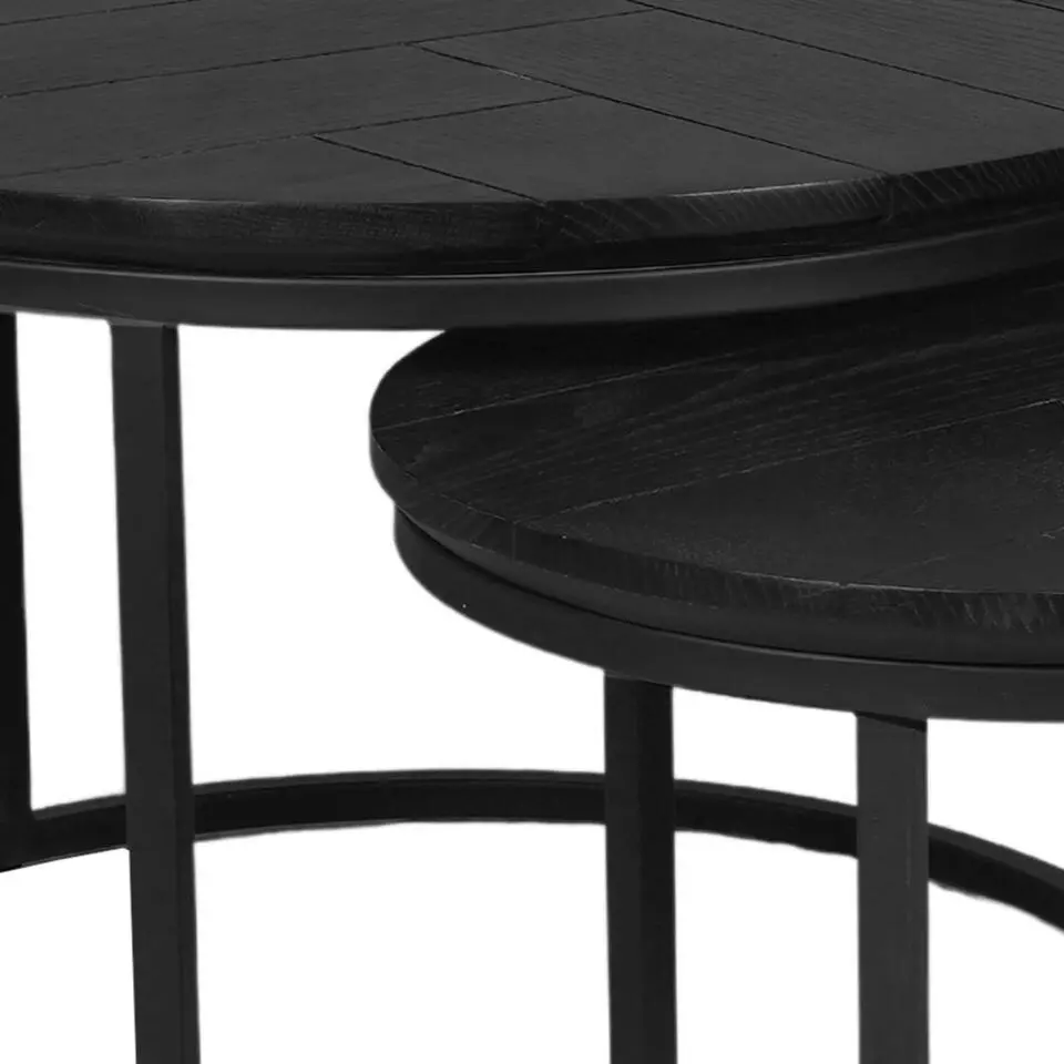 Starfurn - Salontafel Otik - Zwart - 70x70x45 cm