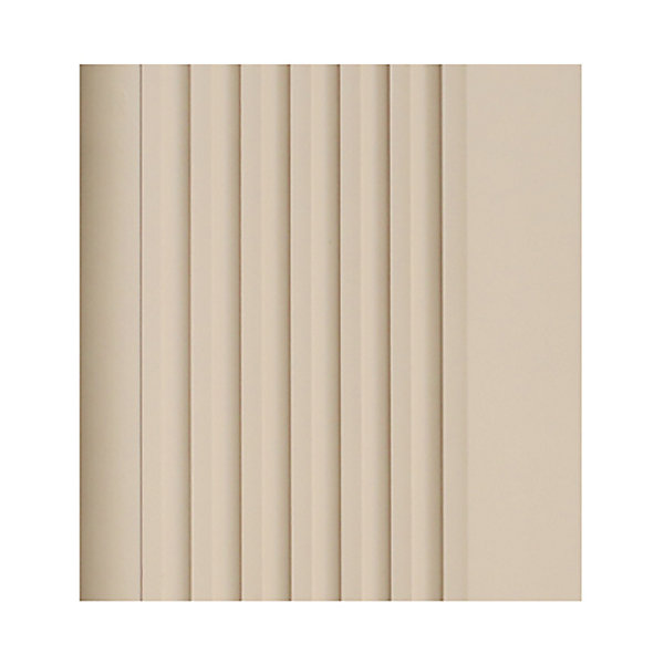 Nez de marche PVC 52x40mm, QUEST, profilé d'escalier RGPD, antidérapant, d'escalier-protection, beige, 1.5m