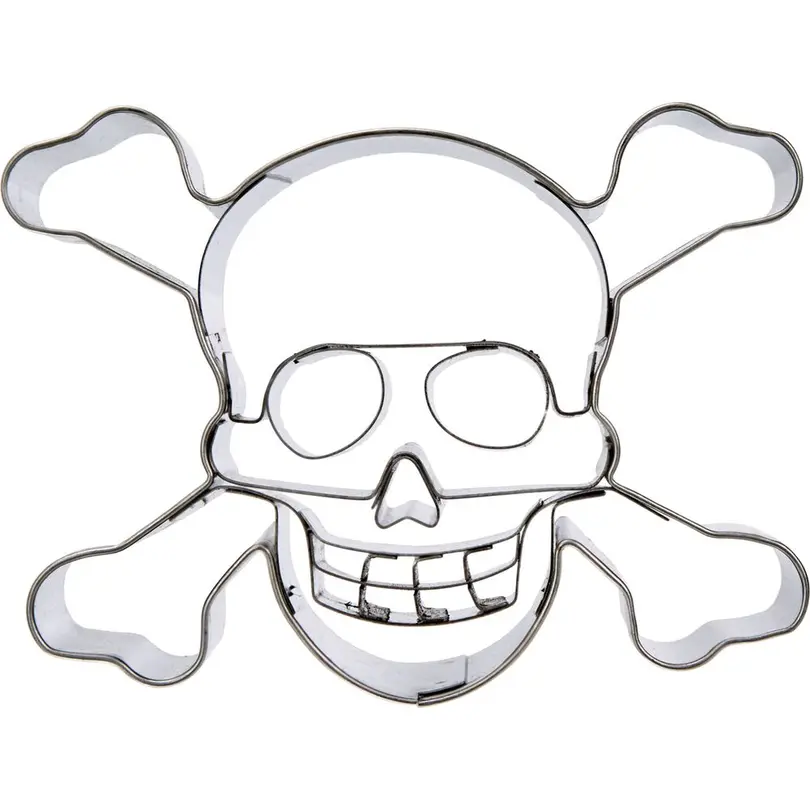 Ausstecher 5er-Set Totenkopf