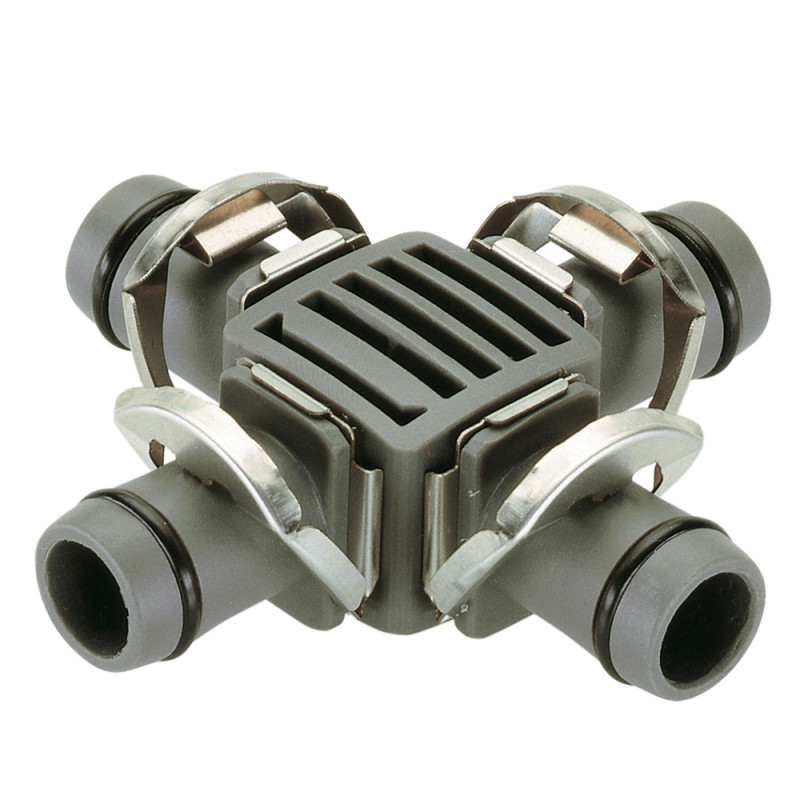 Dérivation en croix Ø 13 mm 2 pièces GARDENA