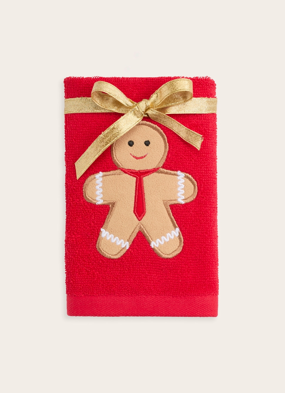 COFFRET SERVIETTES INVITÉ GINGER ROUGE/BLANC