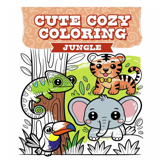 Cute Cozy Colouring: Jungle