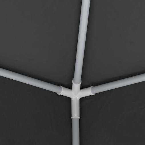 NNEVL Professional Party Tent with Side Walls 2x2 m Anthracite 90 g/m&sup2;