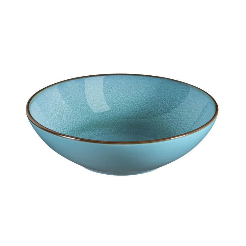 FEELING TURQUOISE - Coffret 6 assiettes salade et pâtes D18cm