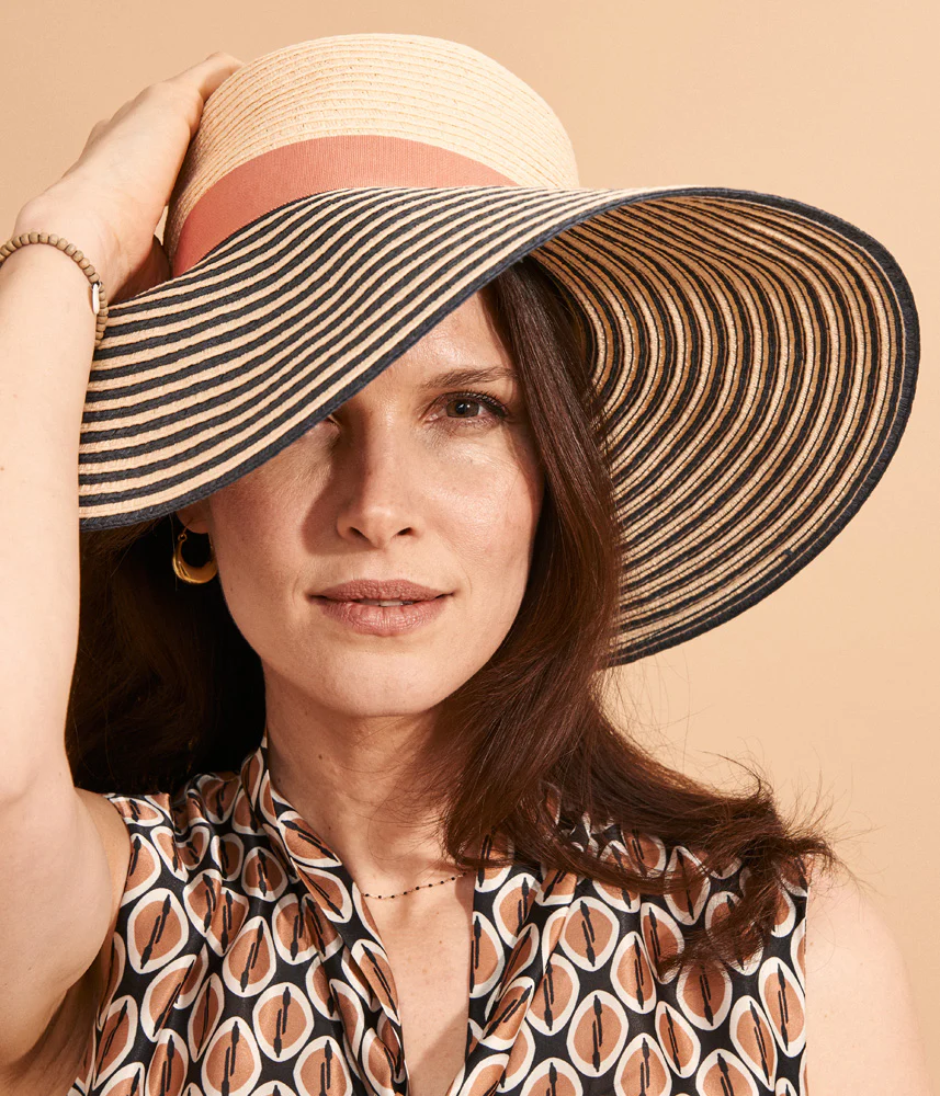 Chapeau tressé en papier FANNY77/77253/635