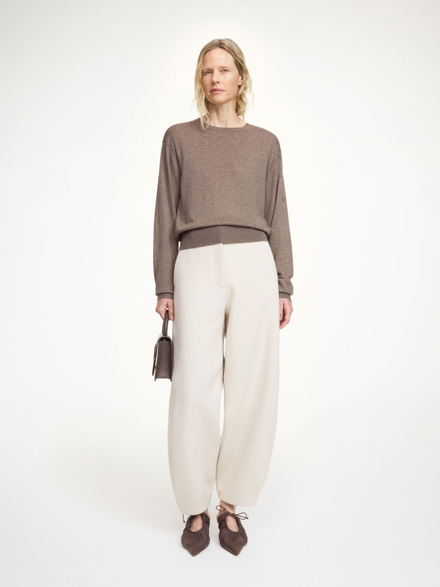 Mantea sweater i uldblanding