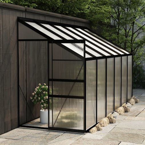NNEVL Greenhouse Anthracite Aluminium 7.77 m&sup3;