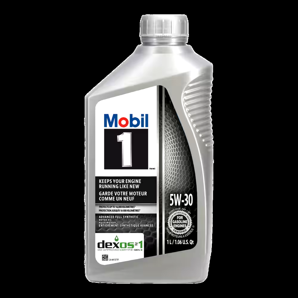 Mobil 1™5W30 Synthetic Engine/Motor Oil, 1-L