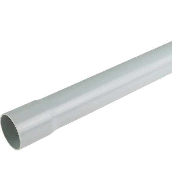 Isolierrohr, 40 mm, 2 m, Grau, Kunststoff