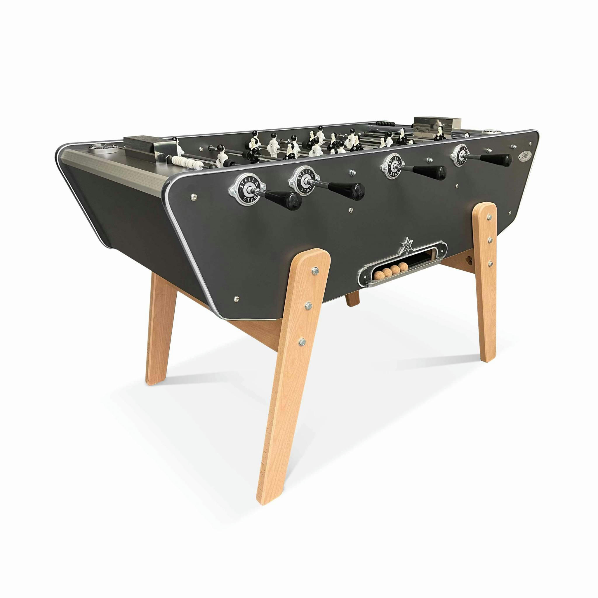 STELLA INDOOR CLUB - Baby-foot d’intérieur gris anthracite