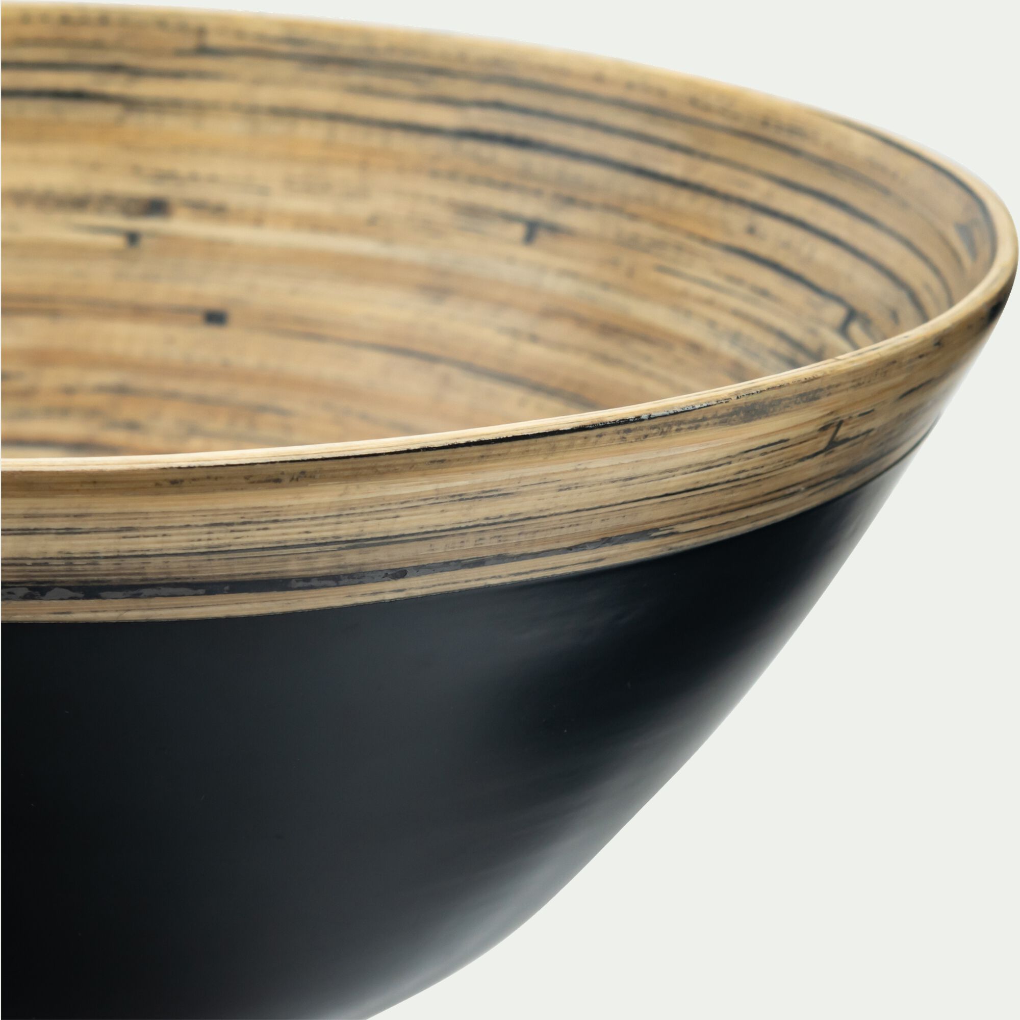 EBENE - Saladier en bambou D30cm - noir