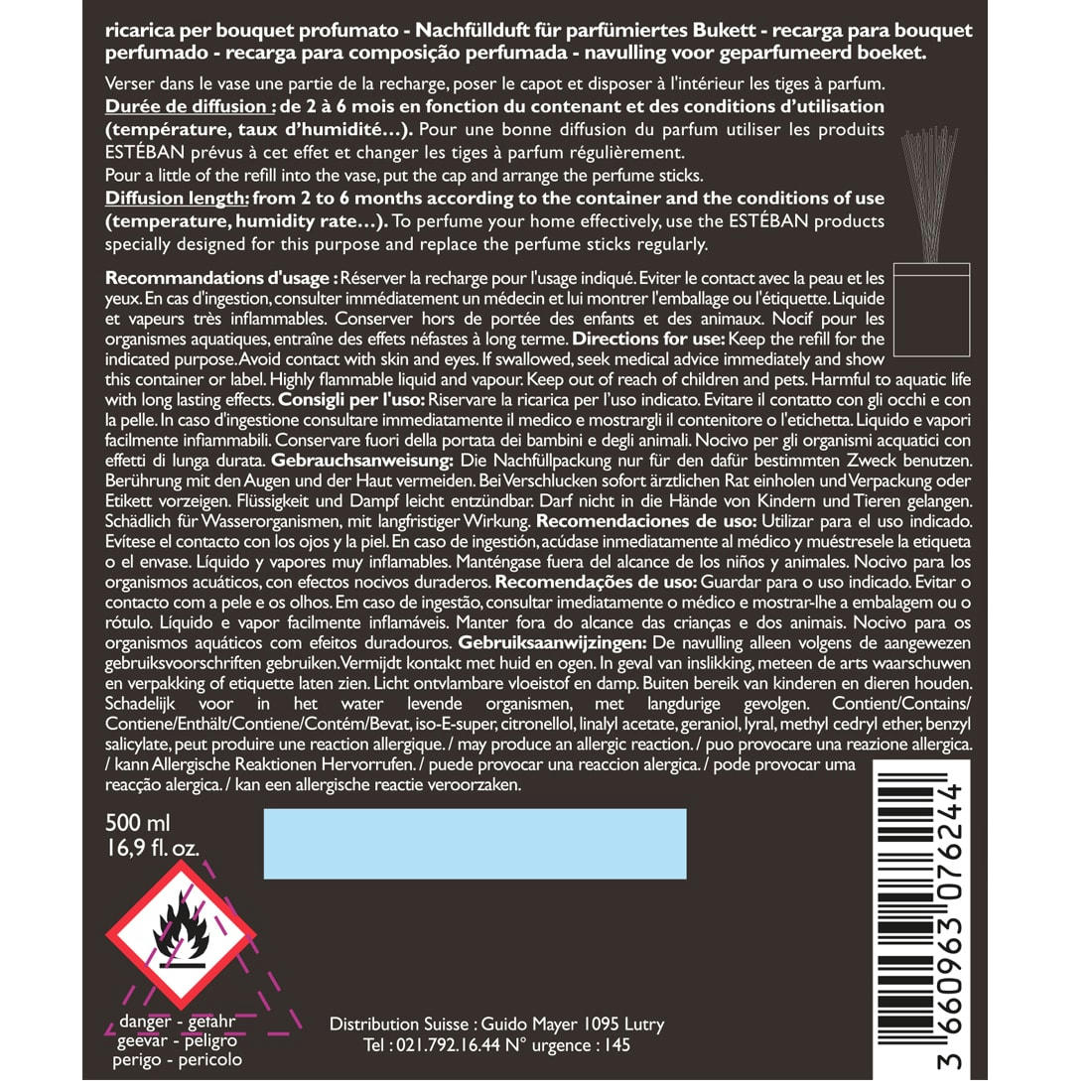 NÉROLI - Recharge bouquet 500ml