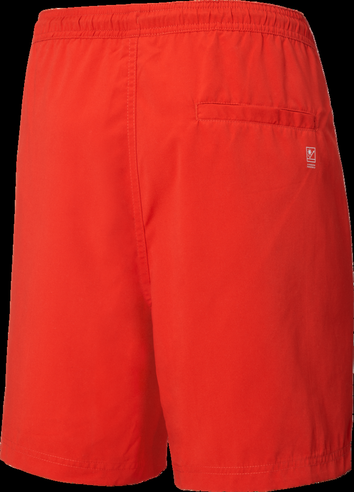 Outbound Men's UPF Adjustable Waist Swim Short with Mesh Lining, Red