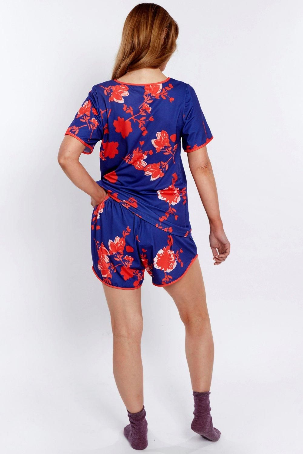 Hot Squash Jersey Shorts Pyjama Set