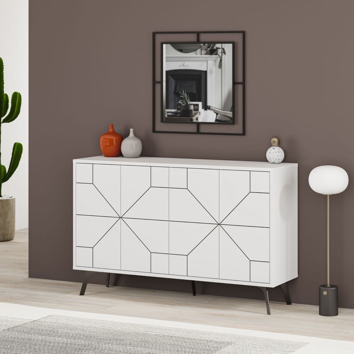Calicosy - Dressoir met 4 deuren DUNE - B123 cm