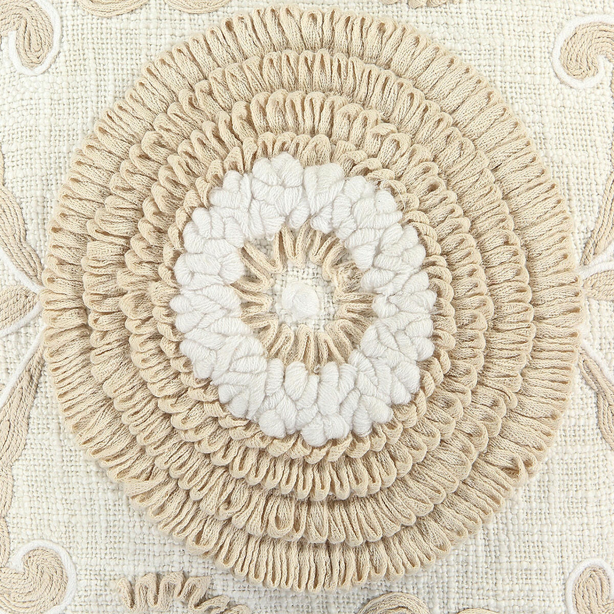 Housse de coussin brodée, Corfou