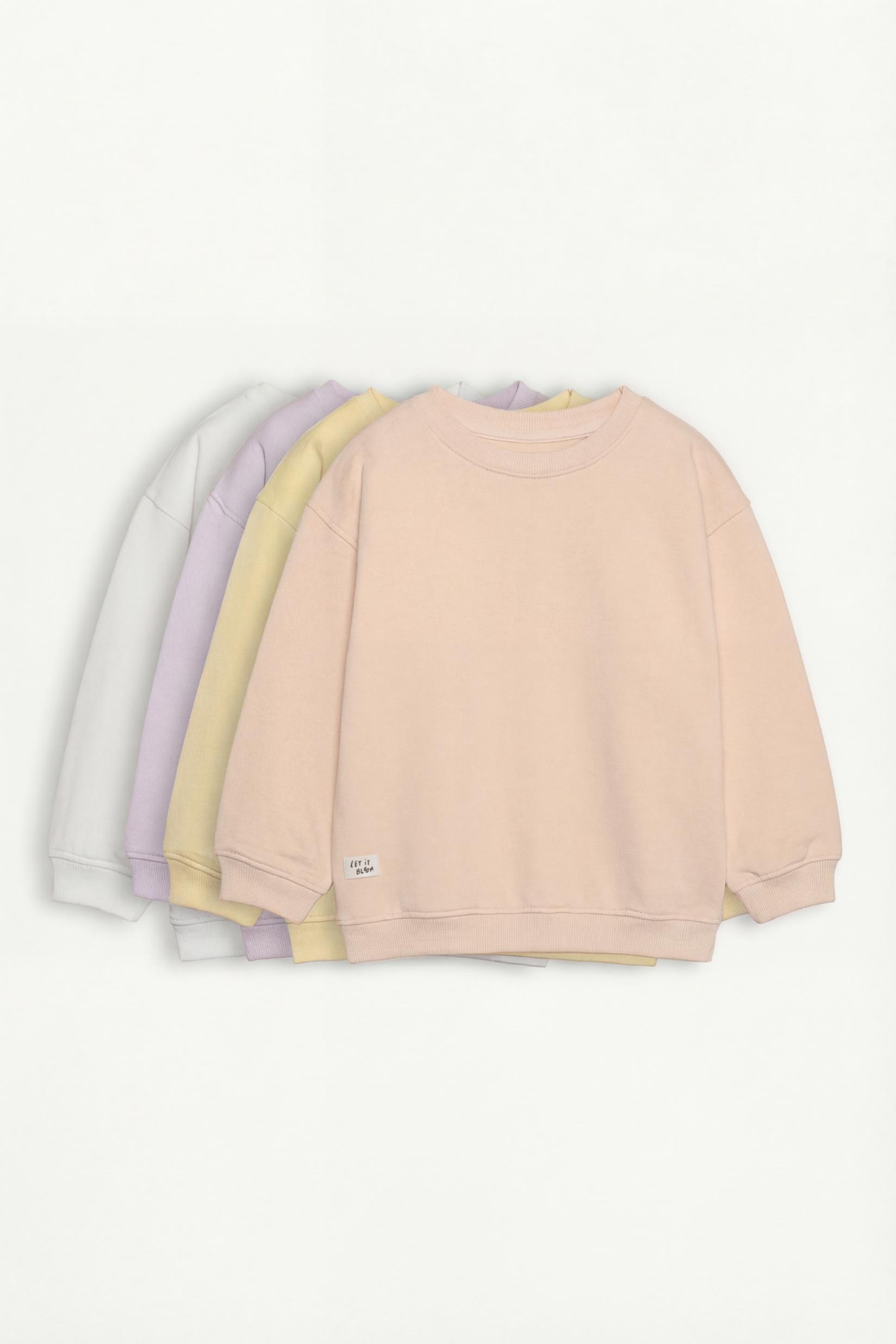 Pack 4 sudaderas lisas