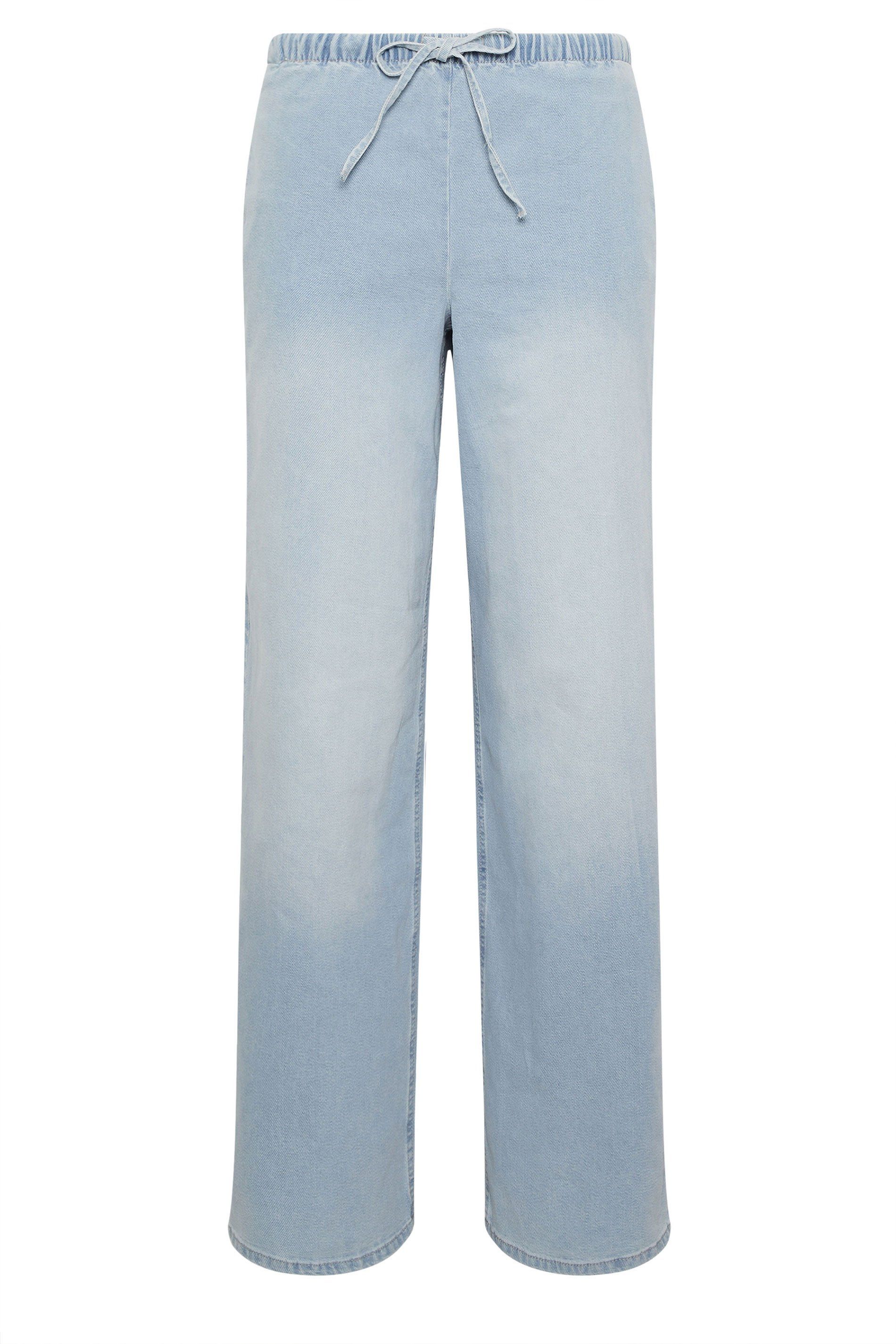 Long Tall Sally Tall Pull On Wide Leg Jeans
