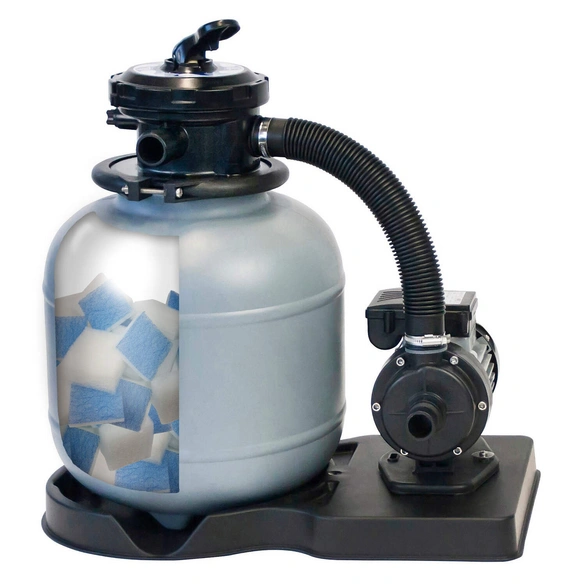 Filtermaterial, Sandfilteranlage