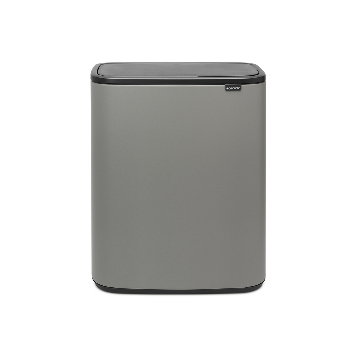 Brabantia Bo Touch Bin, met 2 binnenemmers, 2 x 30 liter - Mineral Concrete Grey