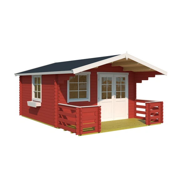 Gartenhaus »Luna«, BxHxT: 403,8 x 245,1 x 530 cm (Außenmaße inkl. Dachüberstand), Holz