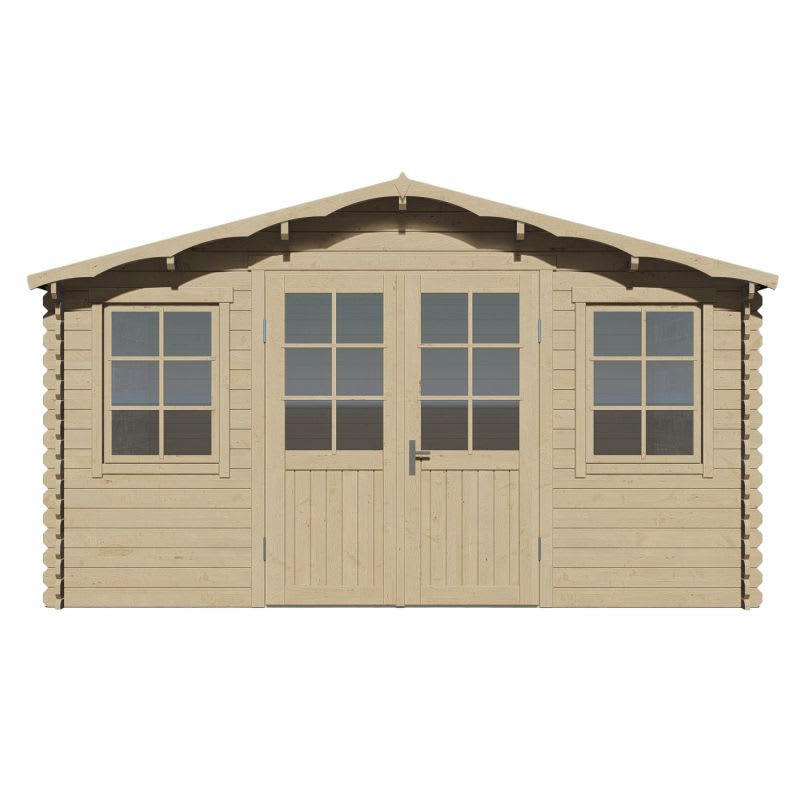 TIGNES - Abri de jardin de 13 m² en bois de pin et d