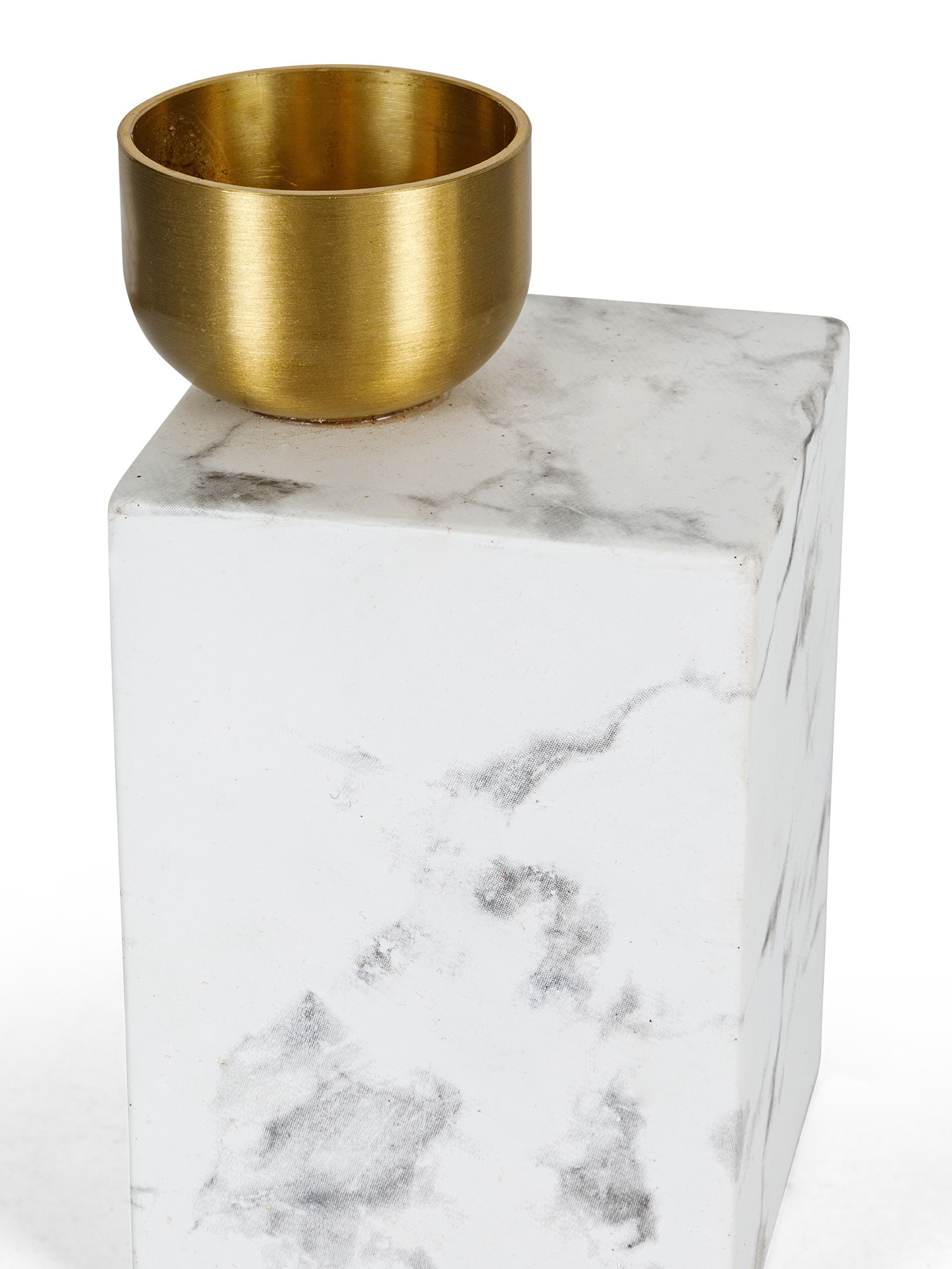 Portacandela effetto marmo